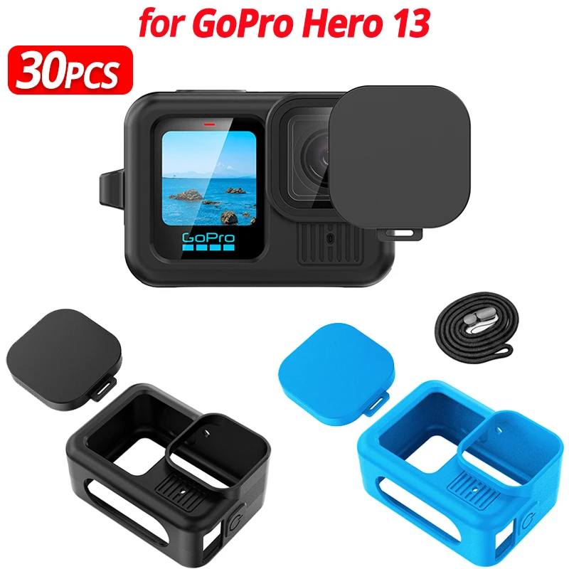 1 Pack Silicone Case for GoPro Hero 13 Black Protector Cover Lens Cap Cover Protective for GoPro 13 Case Accessories