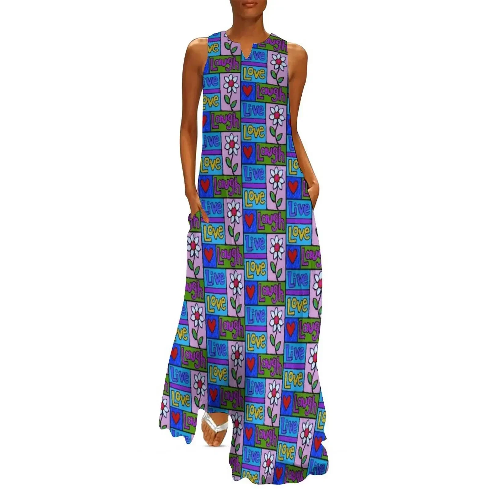 

live, love, laugh ... Long Dress women evening dress womens clothing clothes dresses for special events Dress