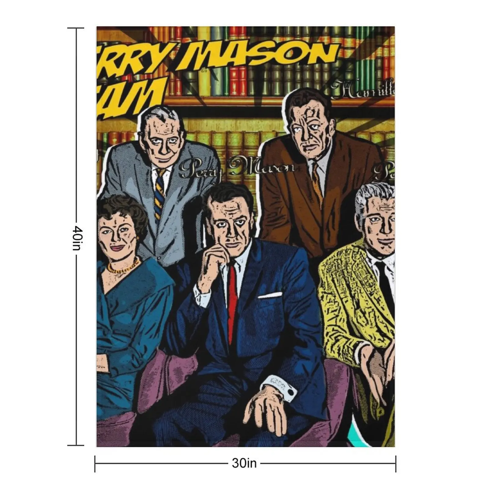 Perry Mason Team (PM Comics) Throw Blanket Beautifuls Blankets For Baby Hairys Sofas Blankets