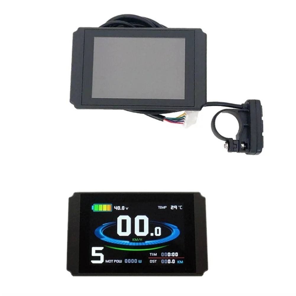 

Ebicycle Display Screen for KT LCD8H Controller 24V 48V SMT Connector 5 Pin Electric Bicycle Replacement Display Panel