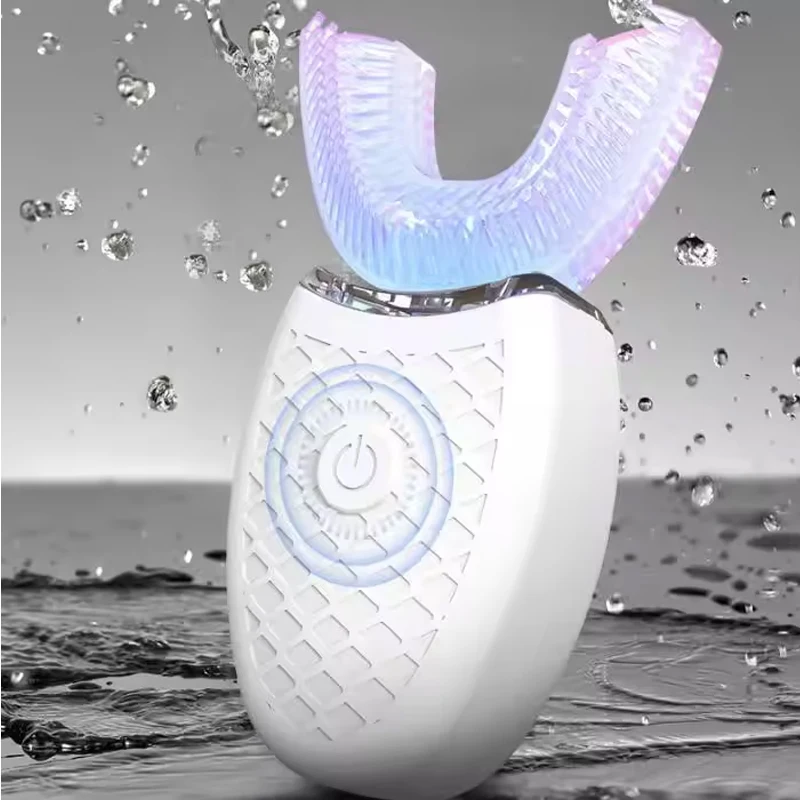 Wireless Electric U-Shaped Toothbrush Can Vibrate 360 Degrees To Clean Teeth Portable Electric U-Shaped Toothbrush