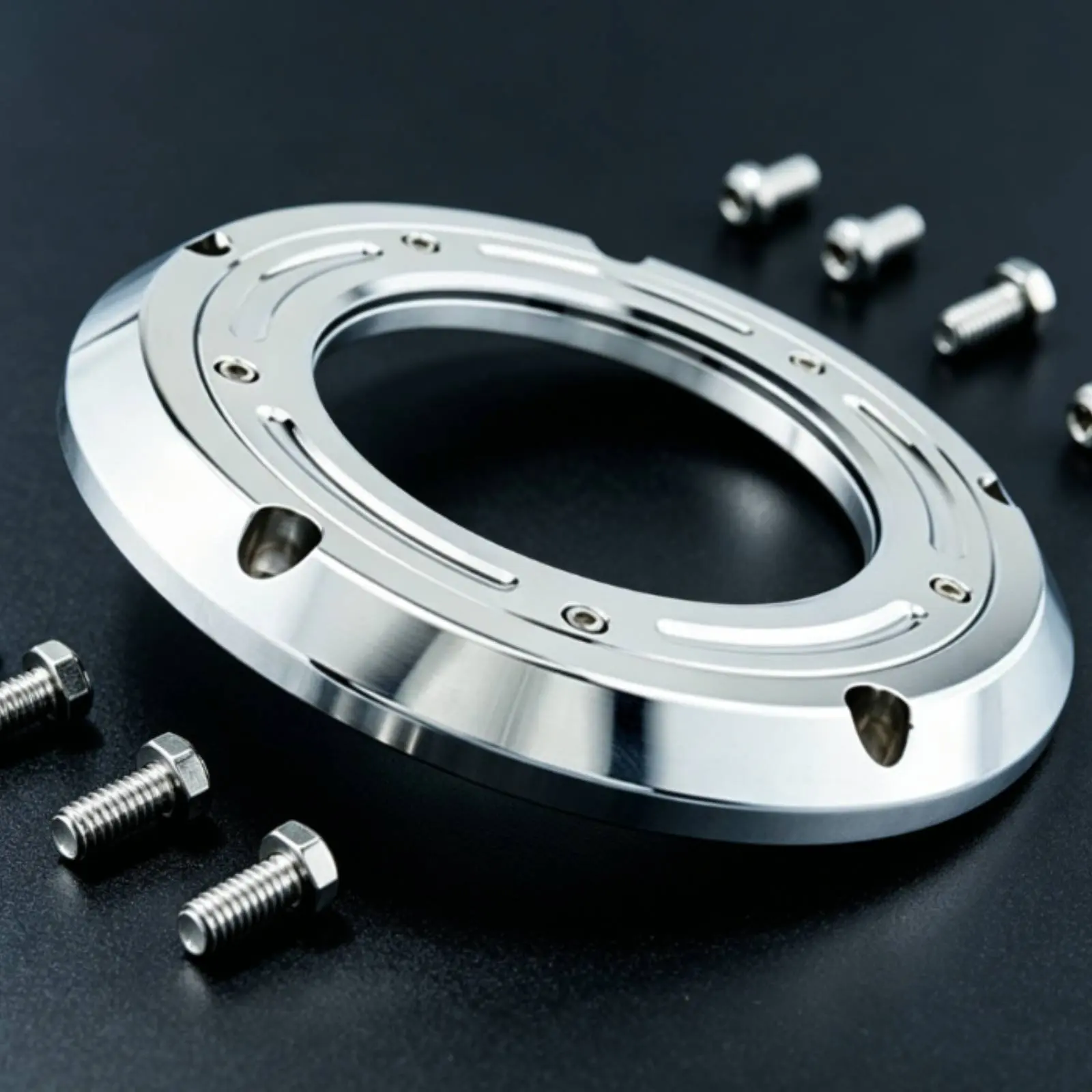 

Motorcycle Transmission Cover Aluminum Alloy Derby Cover CNC Machined for DIY Mechanics
