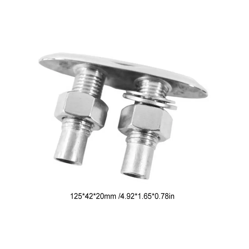 Neat Cleat Push-Pull Screw Replaced Part Stainless Steel Fine Workmanship Compact Size Space Saving Boat Supplies Dock