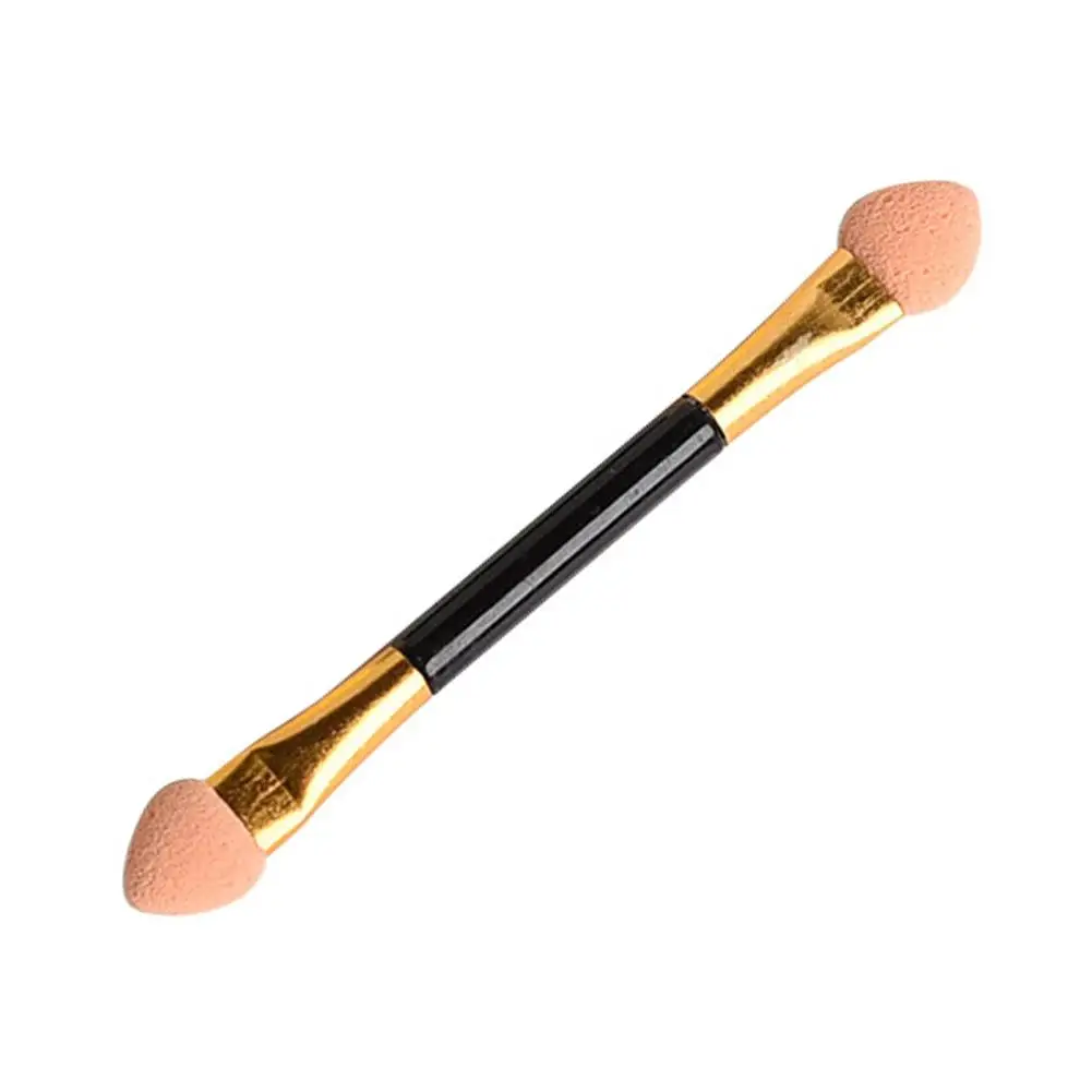 1pcs Small Portable Double-ended Sponge Eye Shadow Stick Mini Eye Shadow Brush Eye Makeup Brush Sponge Stick