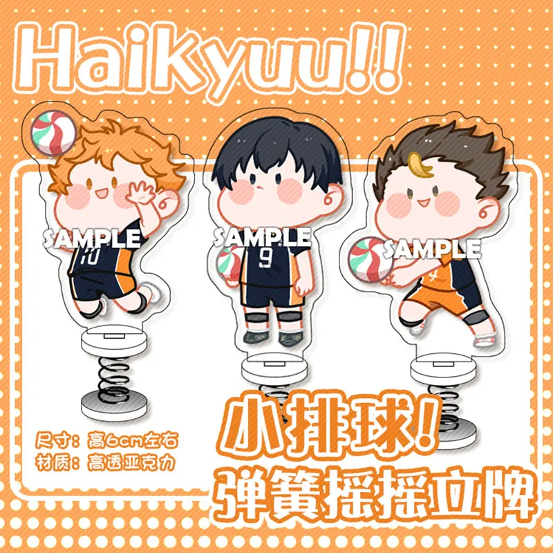 

Anime Haikyuu!! Cosplay Creativity Acrylic Spring Standing Sign Ornament Game Cute Xmas Birthday Gift Cartoon Table Decoration