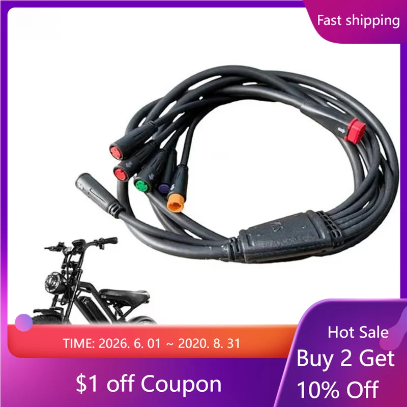 

Fatbike V20 Parts Integrated Waterproof Multiconnector Wire Main Cable Controller for Electric Bikes for Electric Bikes