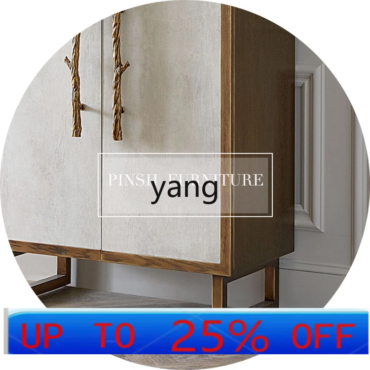 

LMMNew Classical Solid Wood Creative Bedroom Double-Door Closet Apartment Floor Storage Storage Cabinet
