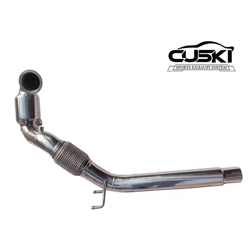 High Performance Downpipe For VW Golf MK7/MK7.5 2.0T 2014-2020 High quality with Exhaust Downpipe