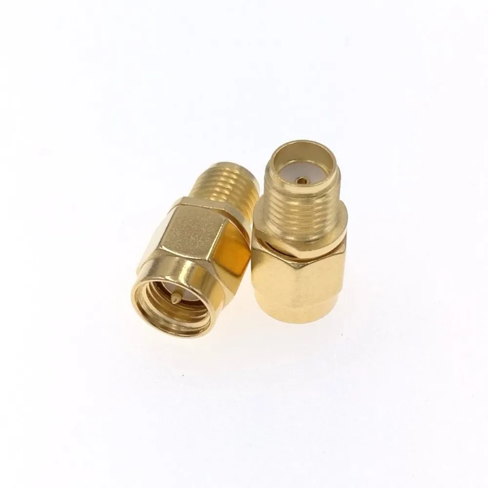 SMA Male Female RF Coaxial Adapter Connector Straight Right Angle T Type Splitter Goldplated