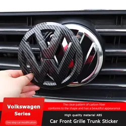 Car Front Grille Trunk Badge Sticker Decoration Accessories For VW Polo Golf MK6 MK7 MK8 CC Passat B6 B7 B8 Tiguan T-ROC Arteon