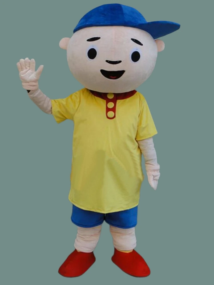 

Adult Caillou Boy Mascot Costumes Cartoon Cosplay Costume Outdoor Character Caillou Mascotter Carnival Props Advertising Event