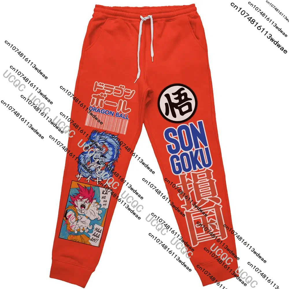

Son Goku Dragon Ball Z Men's Print Pants Hip Hop Patterned Sweatpants Streetwear Casual Trousers Fashion Sports Jogging Pants