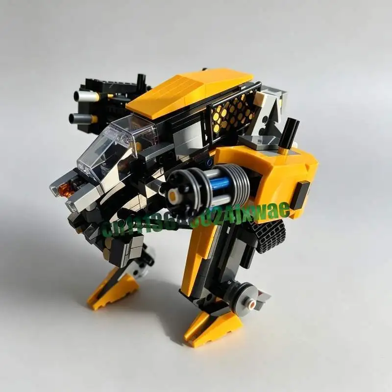 647PCS Predator Battlemech Robot Building Blocks MOC Customization Sci-Fi Mecha Assembly Puzzle Toy Gift Display Creative Bricks