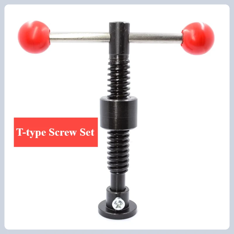 For Woodworking Machinery T-type Screw Set T12/T16/T18/T20/T22 Length 180~220mm Trapezoidal Screw Fixture Lead Screw Clamp