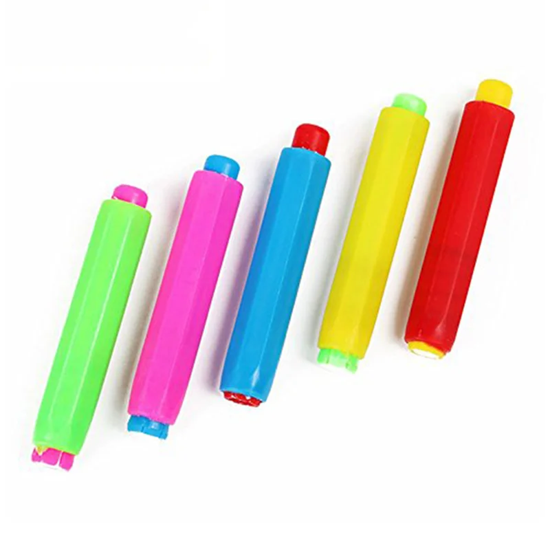 HJ-15X Chalk Holder Case Cover For Plastic School Adjustable Replacement Chalk Cover Color Random