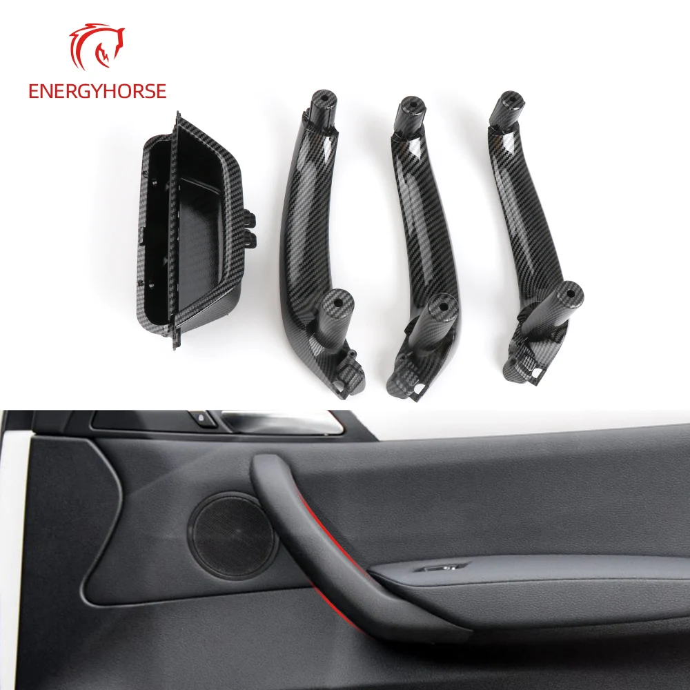 

LHD RHD Armrest Car Interior Door Handle Inner Panel Pull Trim Cover Handle Sets Armrest Replacement For BMW X3 X4 F25 F26