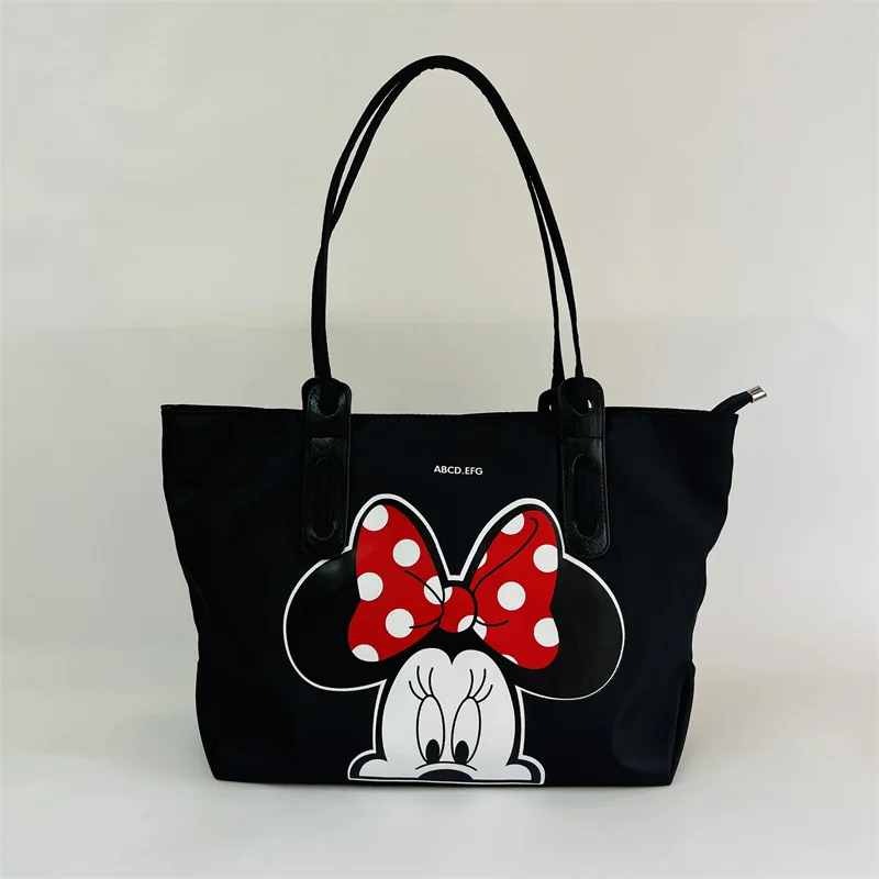 New Disney Mickey Minnie Tote Bag Female Large Capacity Shoulder Bag Fashion Handbag Women\'s Bag