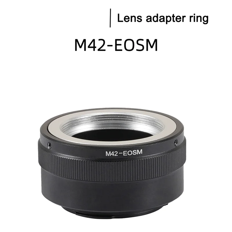 Переходное кольцо ABJF-M42-EOSM для Canon EOS M EF-M M2 M3 M5 M5II M6 M10 M50 M50II M100, совместимое с объективом M42 42 мм