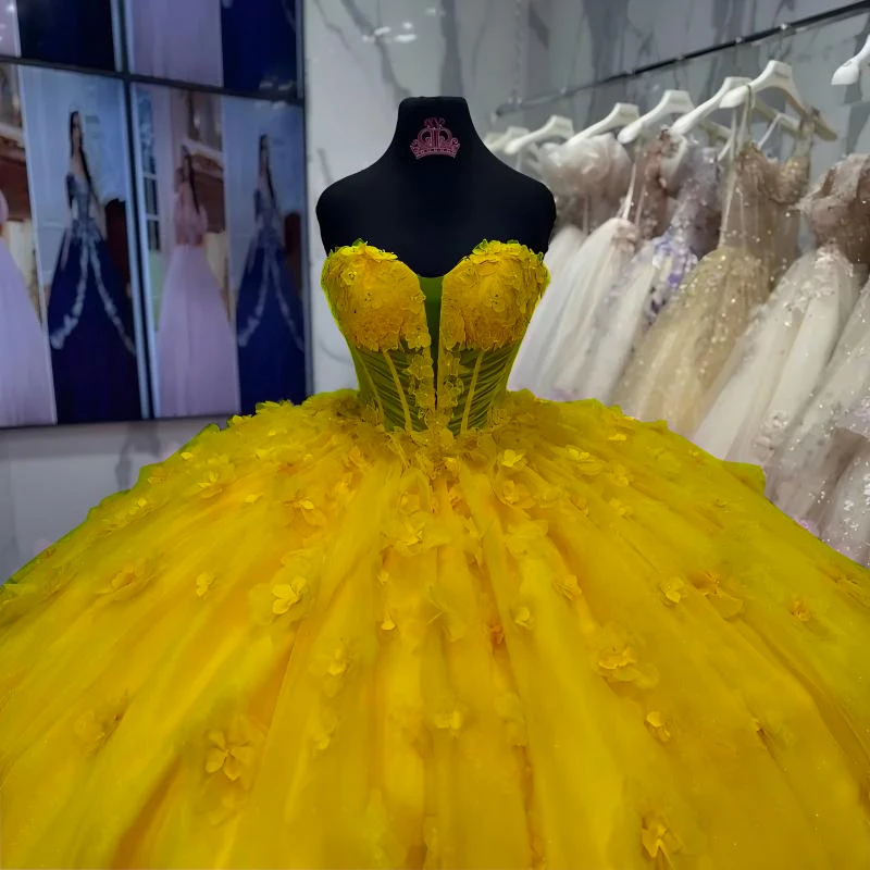 Robe de soirée rose sans bretelles, 15 robes de Quinceanera, robe de bal formelle d'anniversaire de 15 ans, personnalisée
