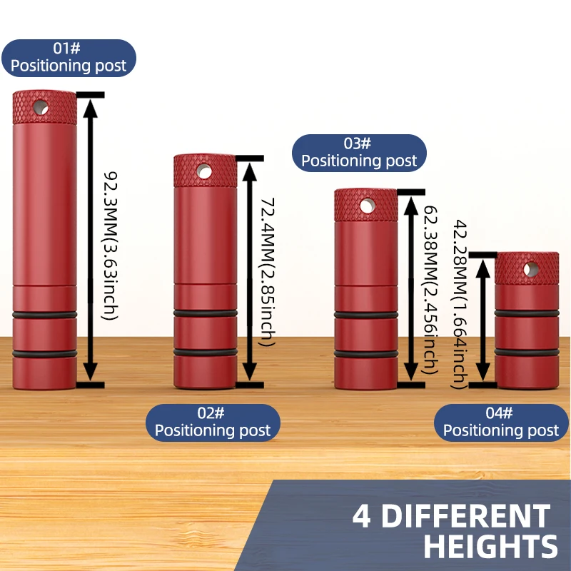 ENJOYWOOD 8PCS อลูมิเนียมลื่น MFT ตาราง Workbench Bench สุนัข Bench สุนัข Clamps Workbench ตําแหน่ง Planing หยุด