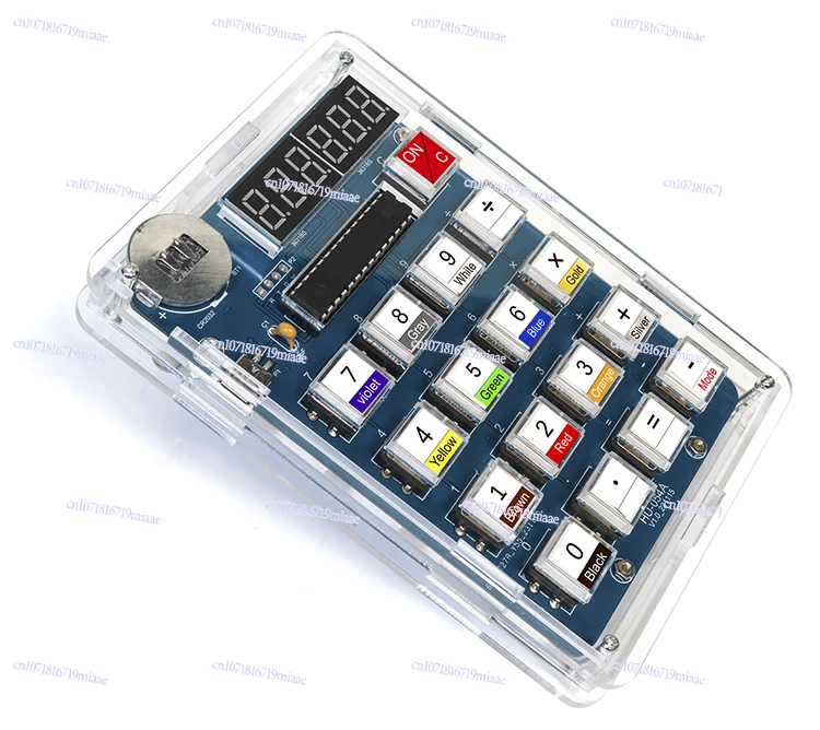 

Calculator Making Kit Electronic DIY Kit 51 Microcontroller Welding Practice Training Homemade Computer Parts