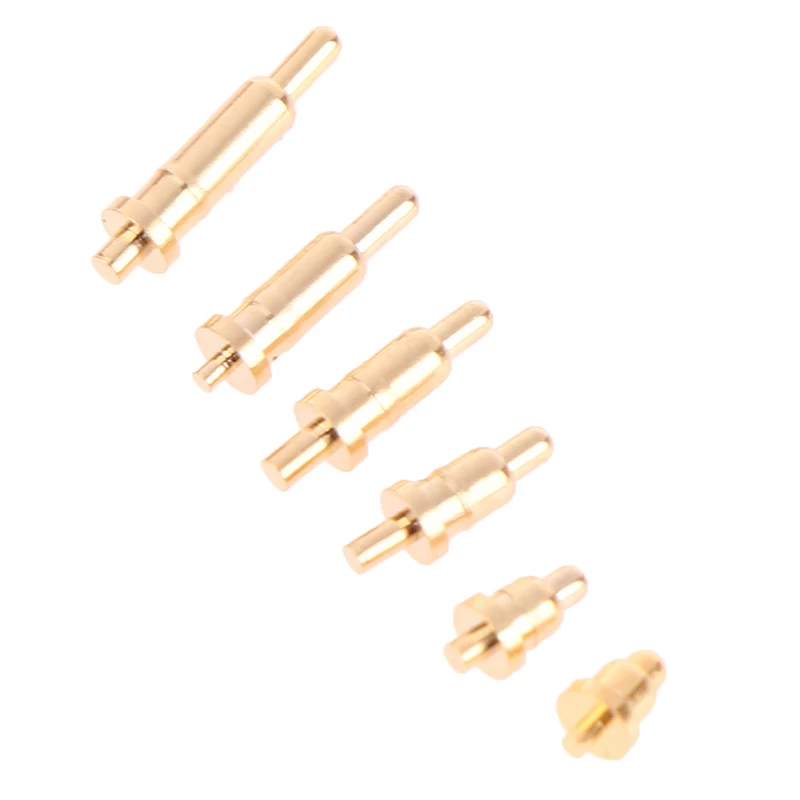 (Ce14)10Pcs Pogo Pin Connector Pogopin Battery Spring Loaded Contact SMD Needle PCB 3 4 5 6 7 8 9 10 12 14 MM Test Prob