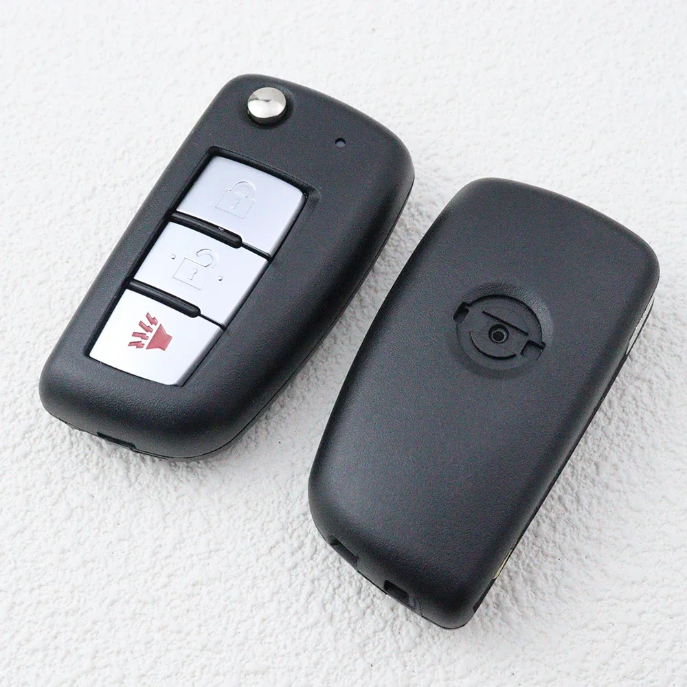 Car Folding Key Housing Fob Case Shell for Nissan X-Trail Qashqai J11 Juke Murano Micra Tiida Maxima Altima Kicks Accessories