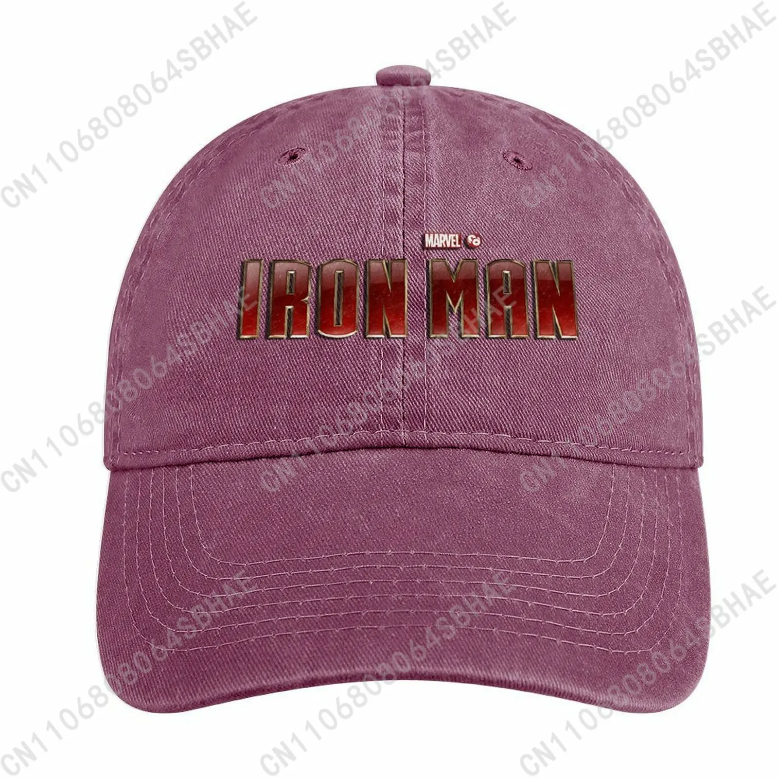 

Marvel Iron Man Washed Cotton Baseball Cap Vintage Dad Hat Men Women Retro Adjustable Denim Cap Streetwear Cosplay