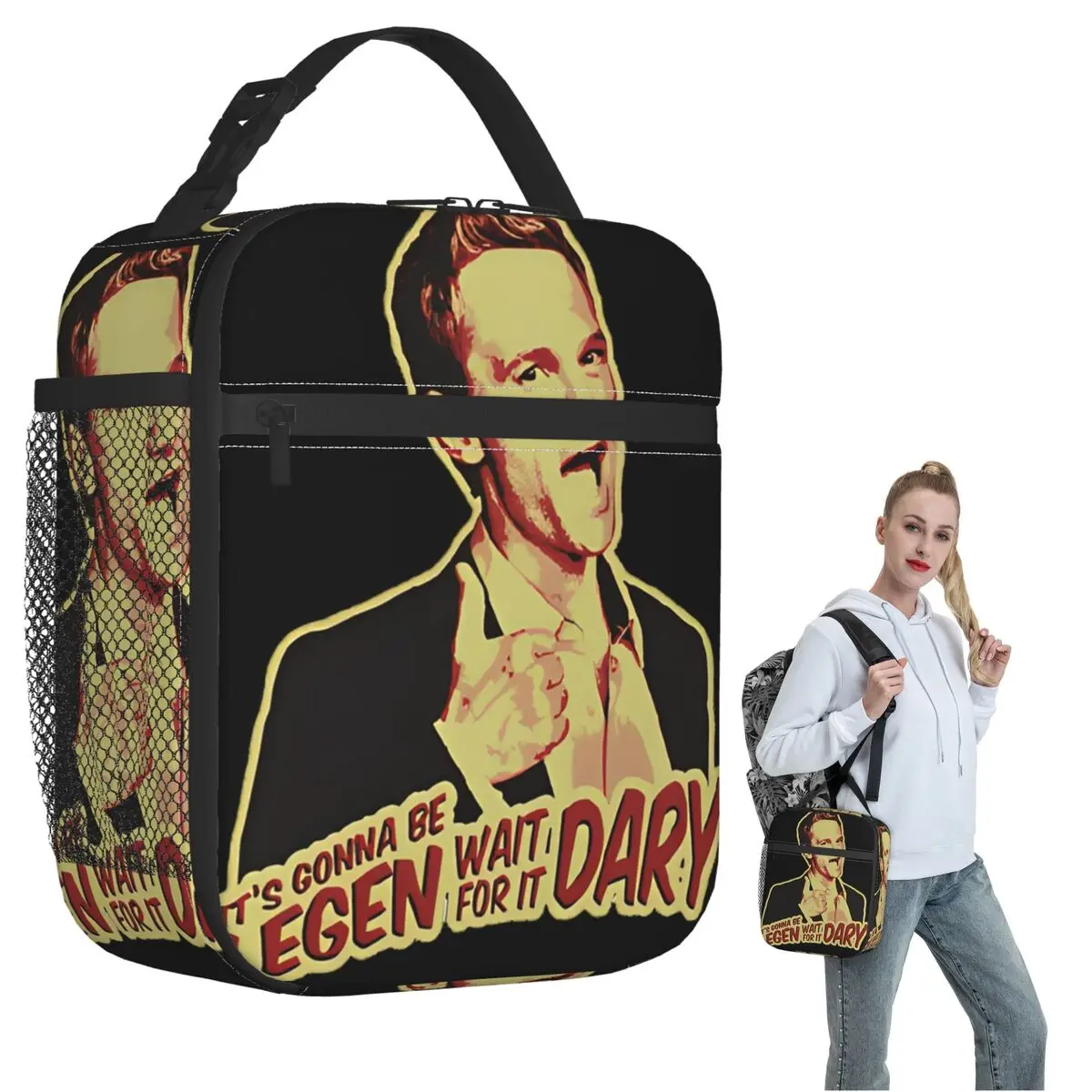 Intervention How I Met Your Mother TV Show Insulated Lunch Bag for Women Children Leakproof Food Boxes Thermal Lunch Box Tote