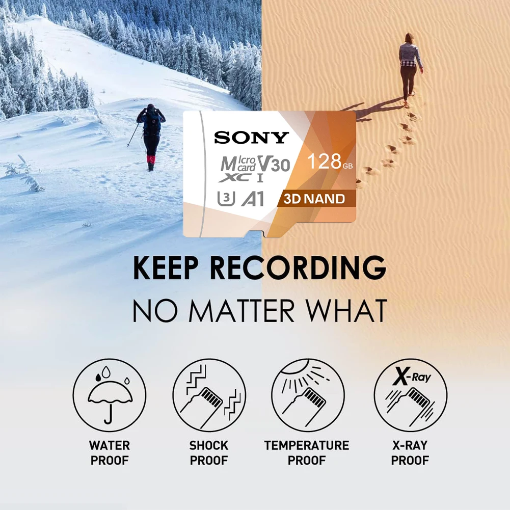 SONY Micro TF SD Card Extreme Memory Card 2TB 1TB UHS-I A1 U3 4K Video High Speed SD /TF Card for Camera GoPro DJI Nintendo