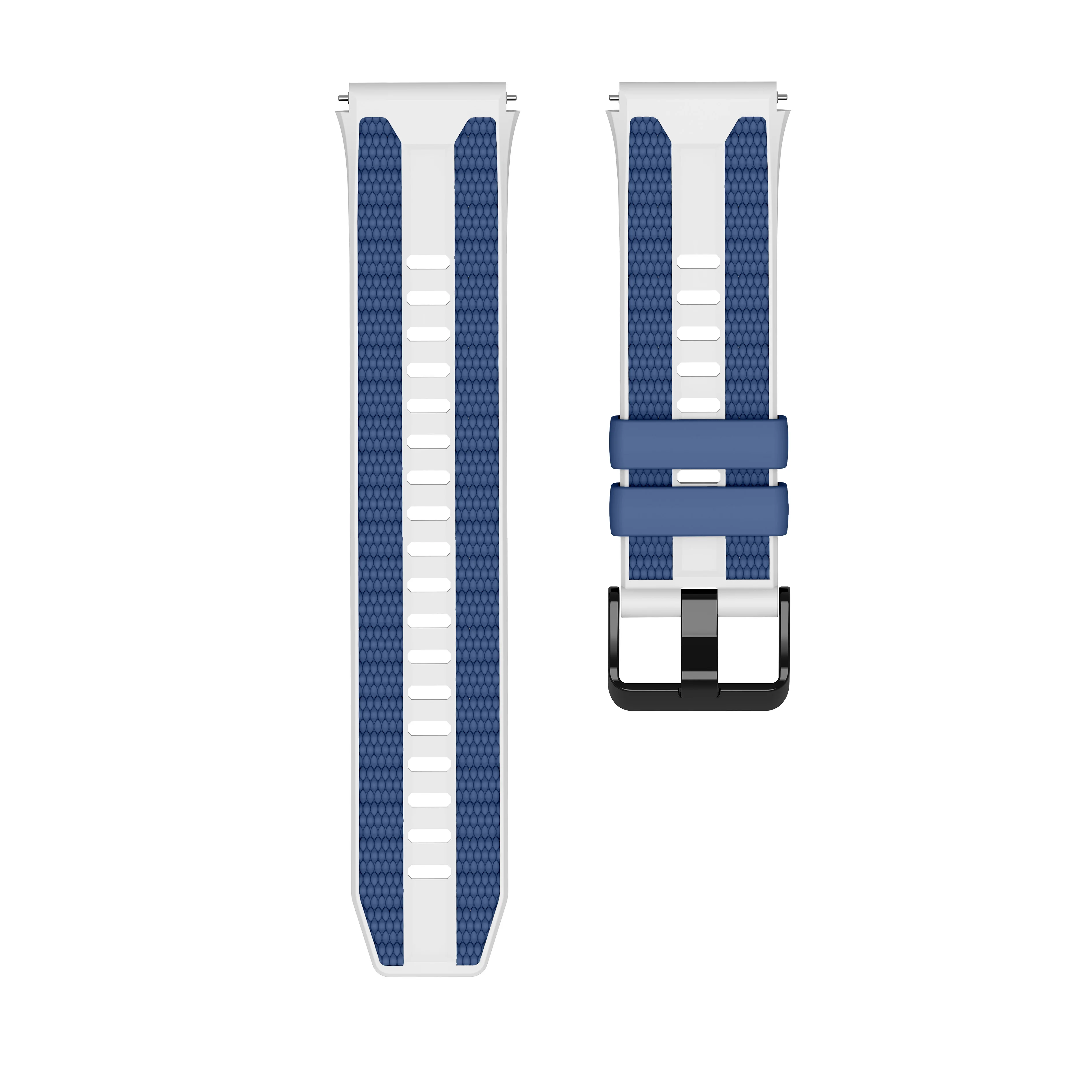 Tweekleurige siliconen horloge - Silicone Watch Band 22Mm recensie en prijs