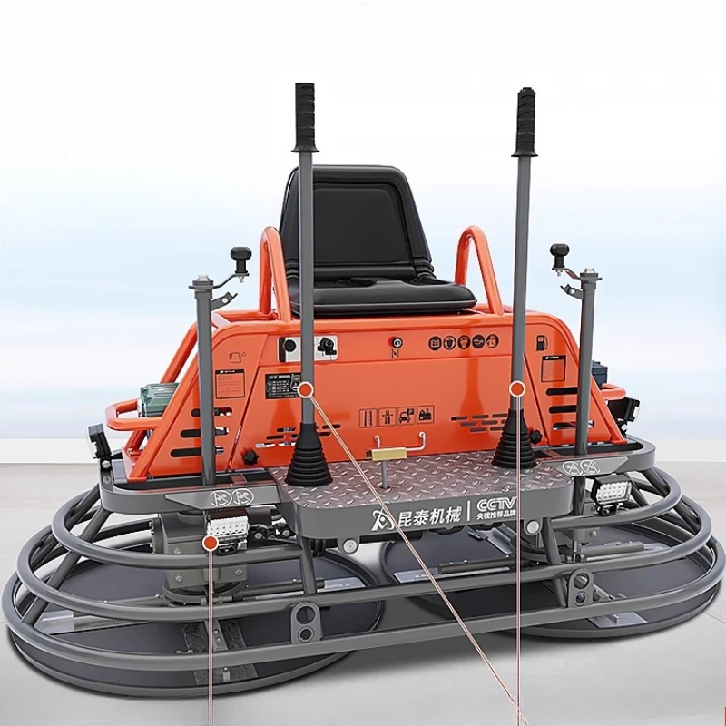 Car Polishing Machine Concrete Cement Pavement Polishing Machine Driving Concrete Double