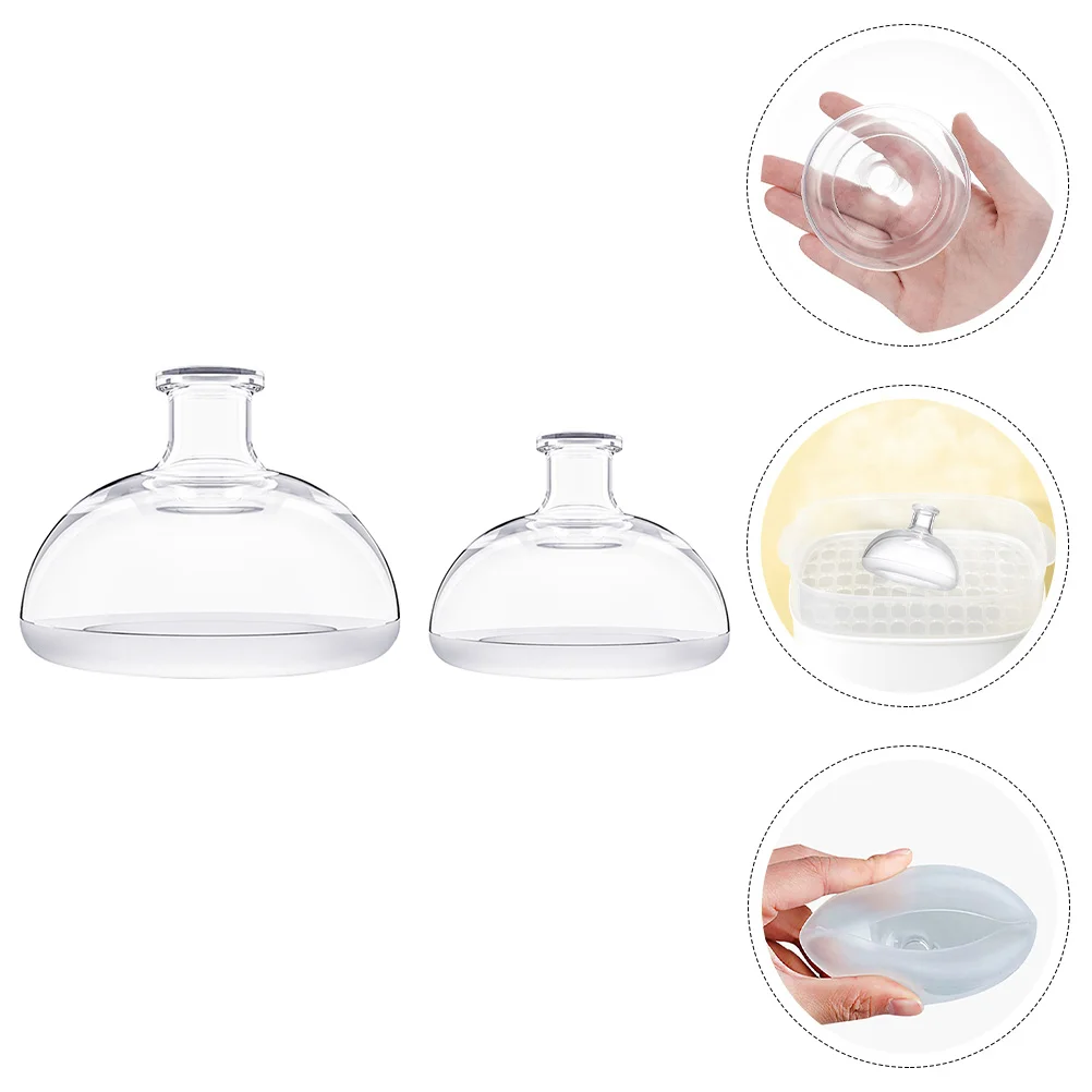 2 Pcs Baby Phlegm Device Sputum Cup Tools Remover Pressure Drum Palm Reduce Anti-spitting Milk Child