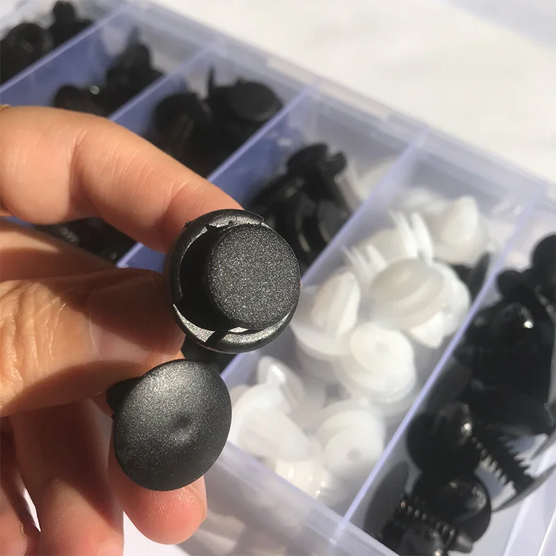 Auto Befestigungs clip 100 stücke Auto Befestigungs clip Auto Kotflügel Push Retainer Pin Niet Stoßstange für Tür verkleidung Halter Set für Auto – Detail 6