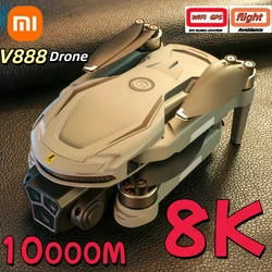 Xiaomi-Dron V888 8K GPS Triple cámara profesional, evitación de obstáculos, posicionamiento de flujo óptico sin escobillas, cuadricóptero mejorado RC