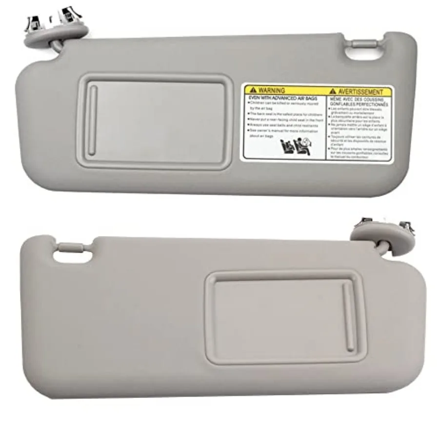 

Driver and Passenger Side Sun Visor with Vanity Light Compatible with Toyota RAV4 2006-2013 Replaces# 74320-42501-B2 74320-4250