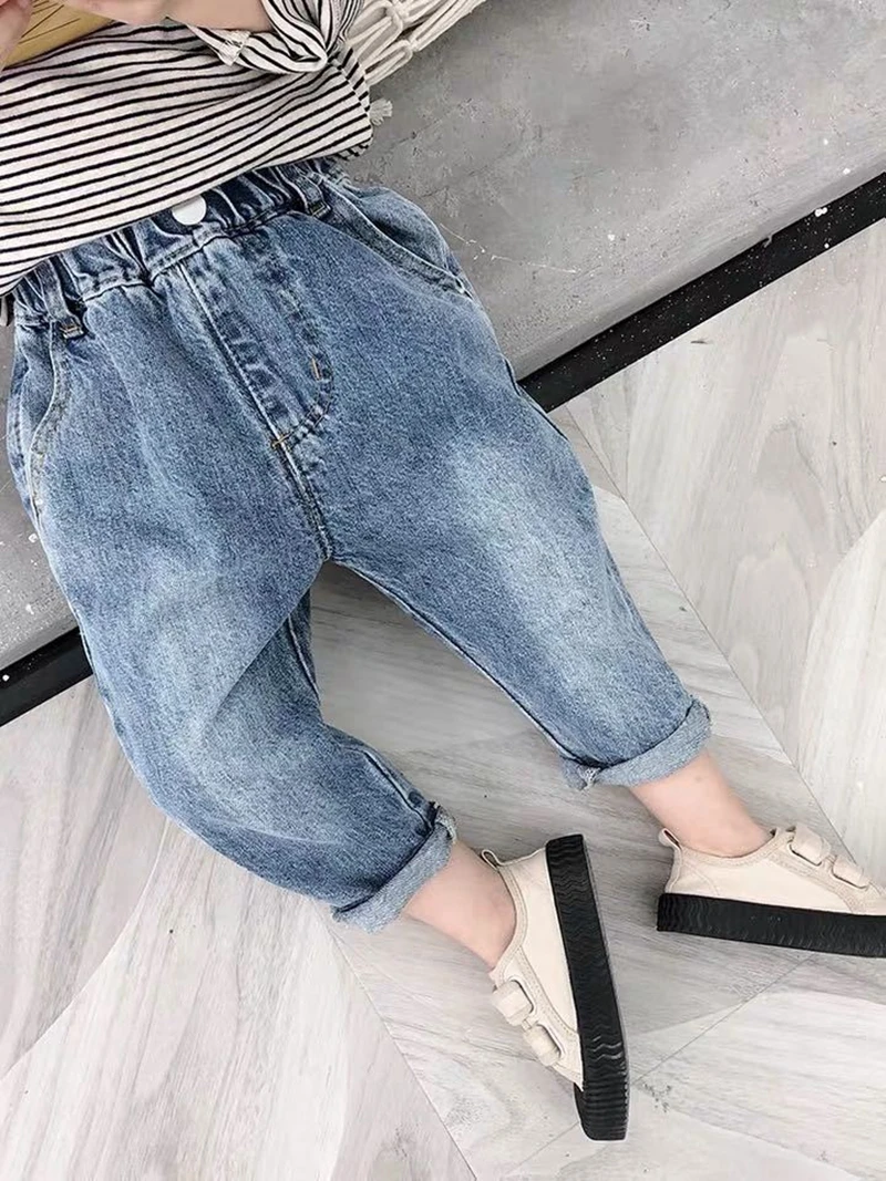 

Boys Jeans for Spring and Autumn Children's Wear New 5-12 Year Old Kids Casual Denim Pants Baby Trousers