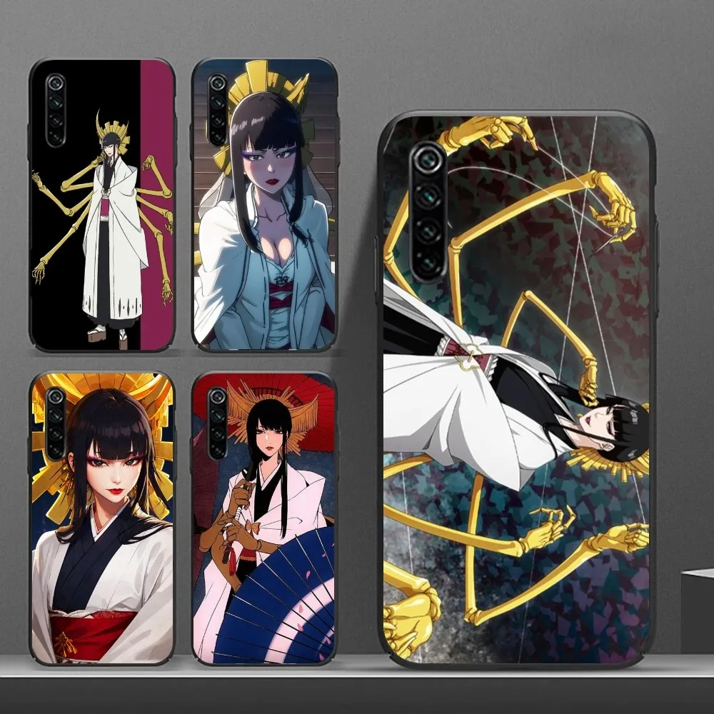 Bleach Senjumaru Mobile Cell Phone Case for Realme GT 2 9i 8i 7i Pro X50 X2 C35 C21 C20 C11 C3 Black Soft Phone Cover Funda