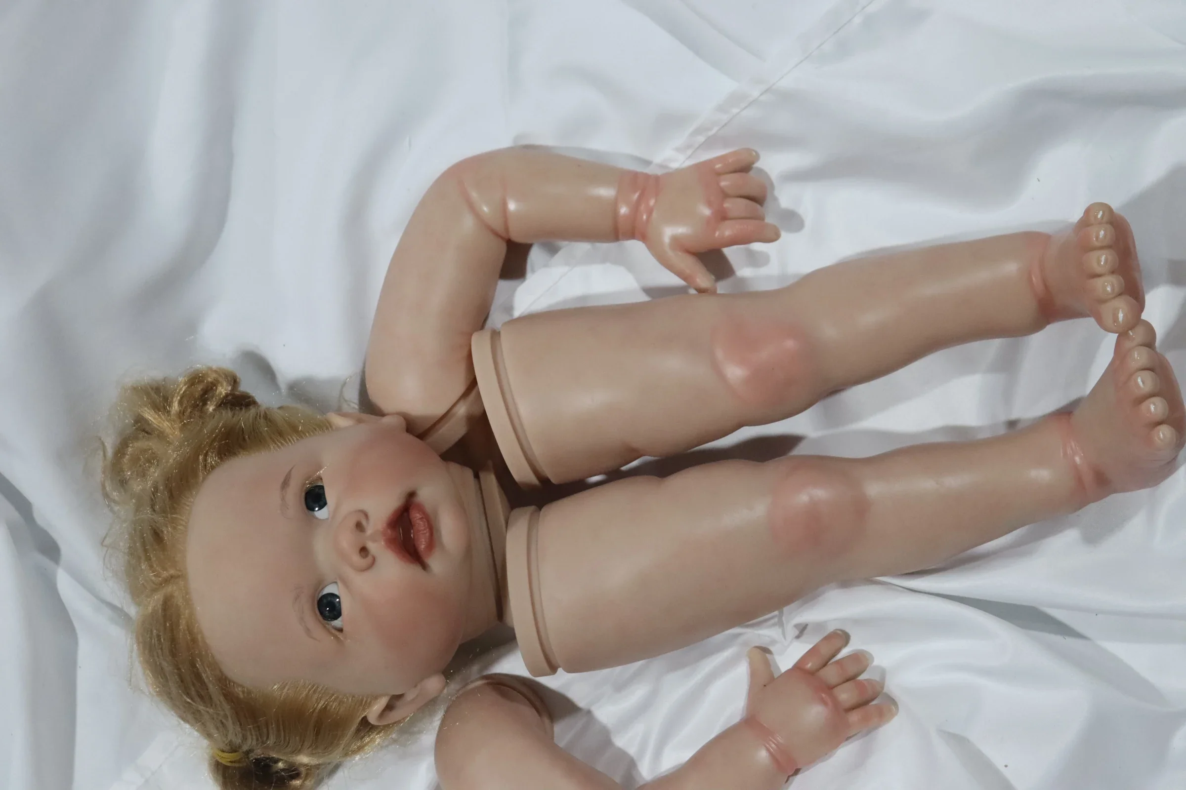 Vente exclusive DLS 29 pouces Kit peint Bebe Reborn Tippi cheveux enracinés à la main poupées d'art de haute qualité pour enfants cadeau de noël