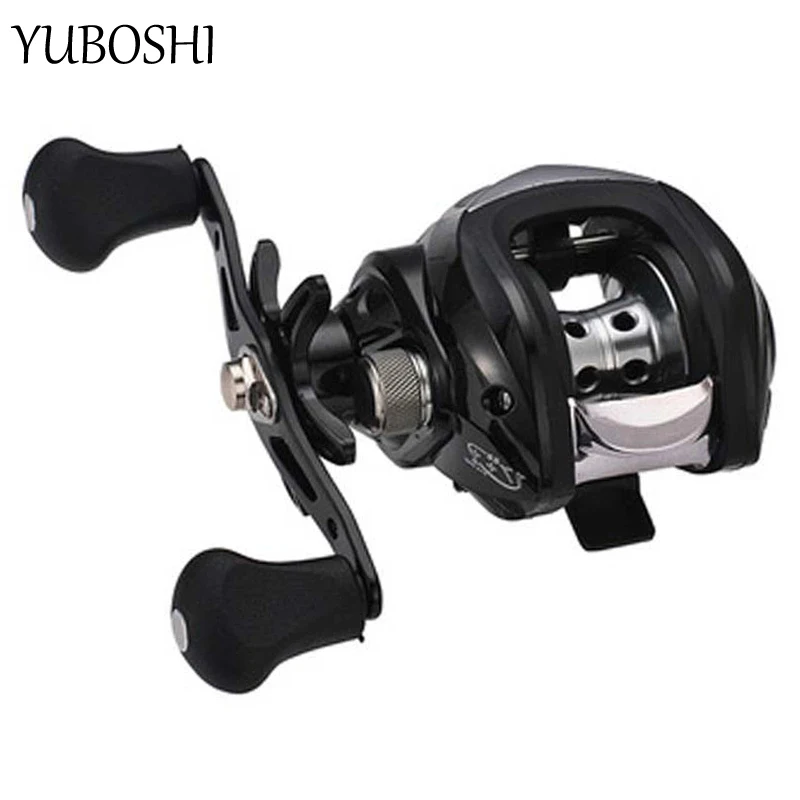 

YUBOSHI Hot Sale 7.1:1 Saltwater/Freshwater Fishing Reel 17+1BB Metal Rocker Arm Magnetic Brake Baitcasting Reel