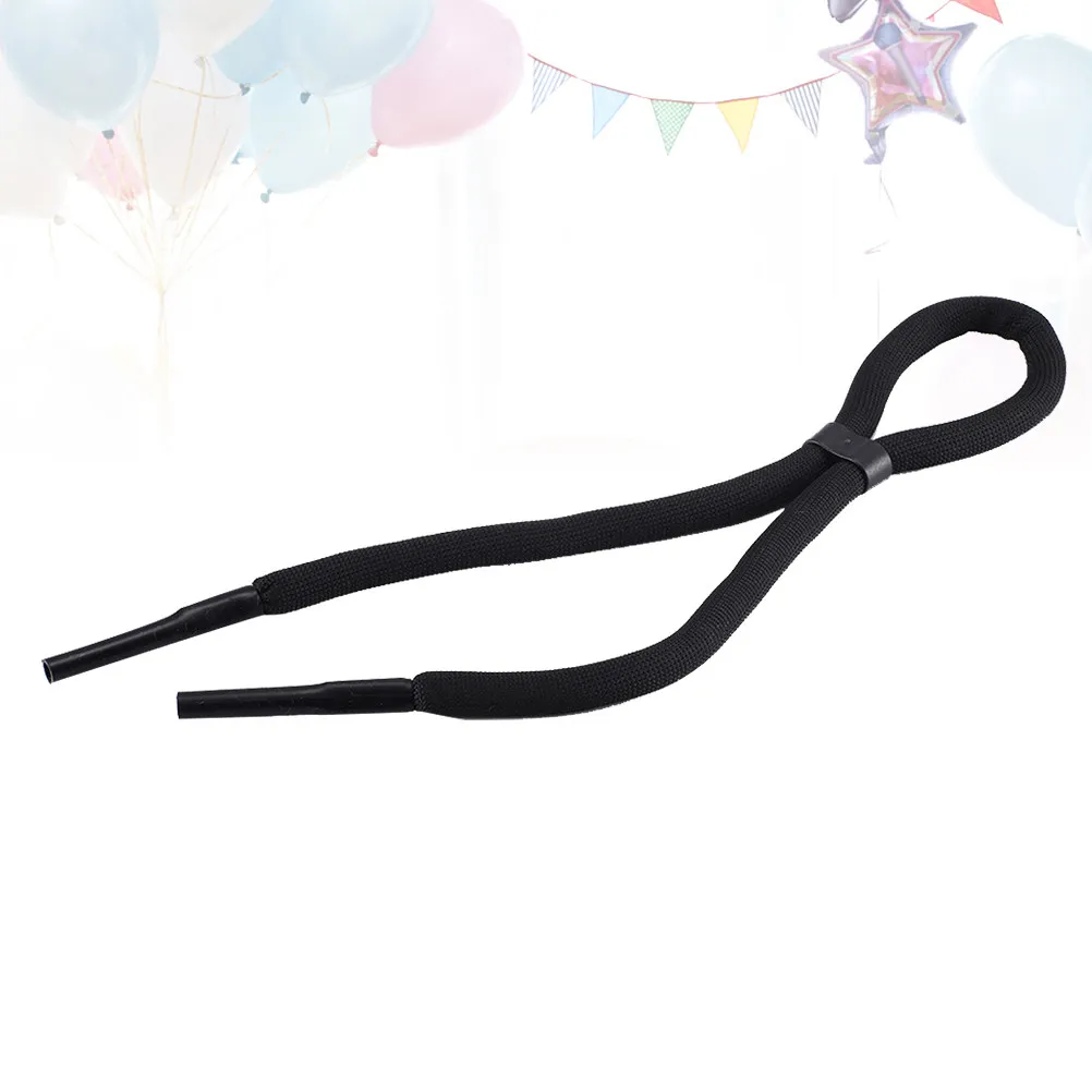 

4Pcs Diving Eyeglasses Rope Anti-Skid Nylon Band Sunglasses Chain Strap Neck Cord Water Sports Eyeglasses Holder Lanyard Black