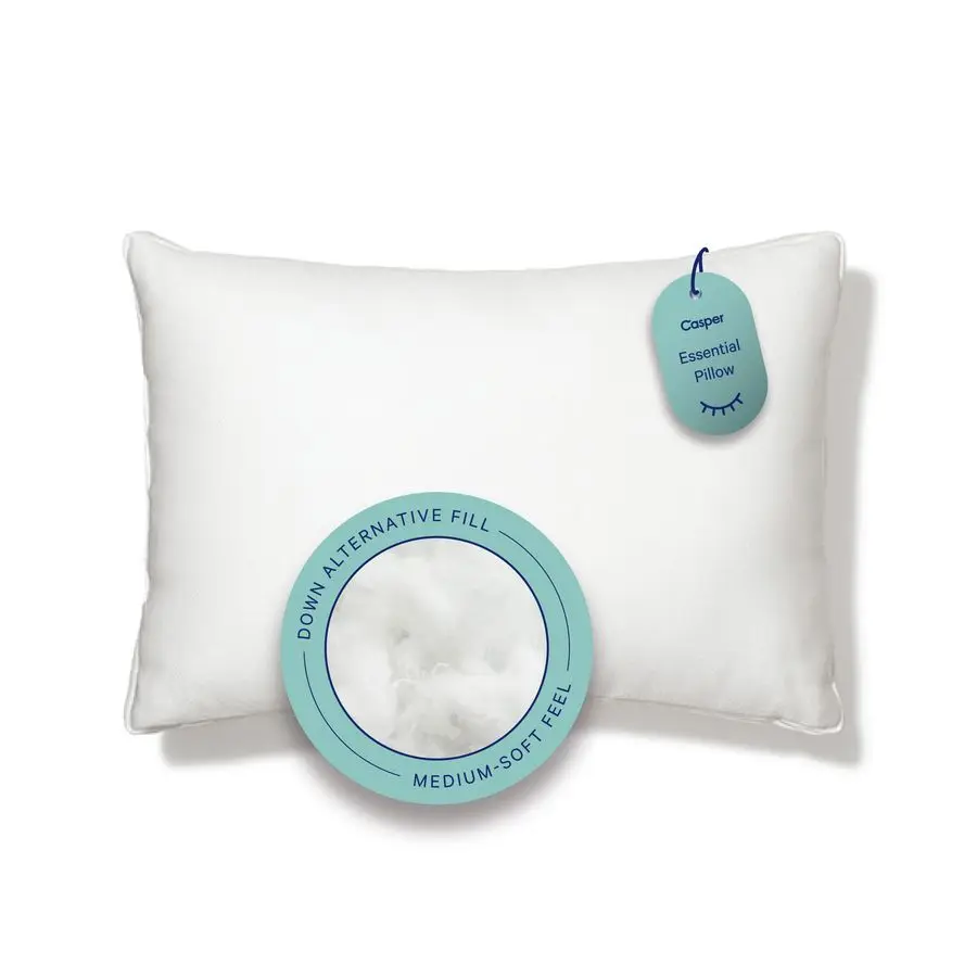 

Sleep Essential Pillow for Sleeping, Standard, White
