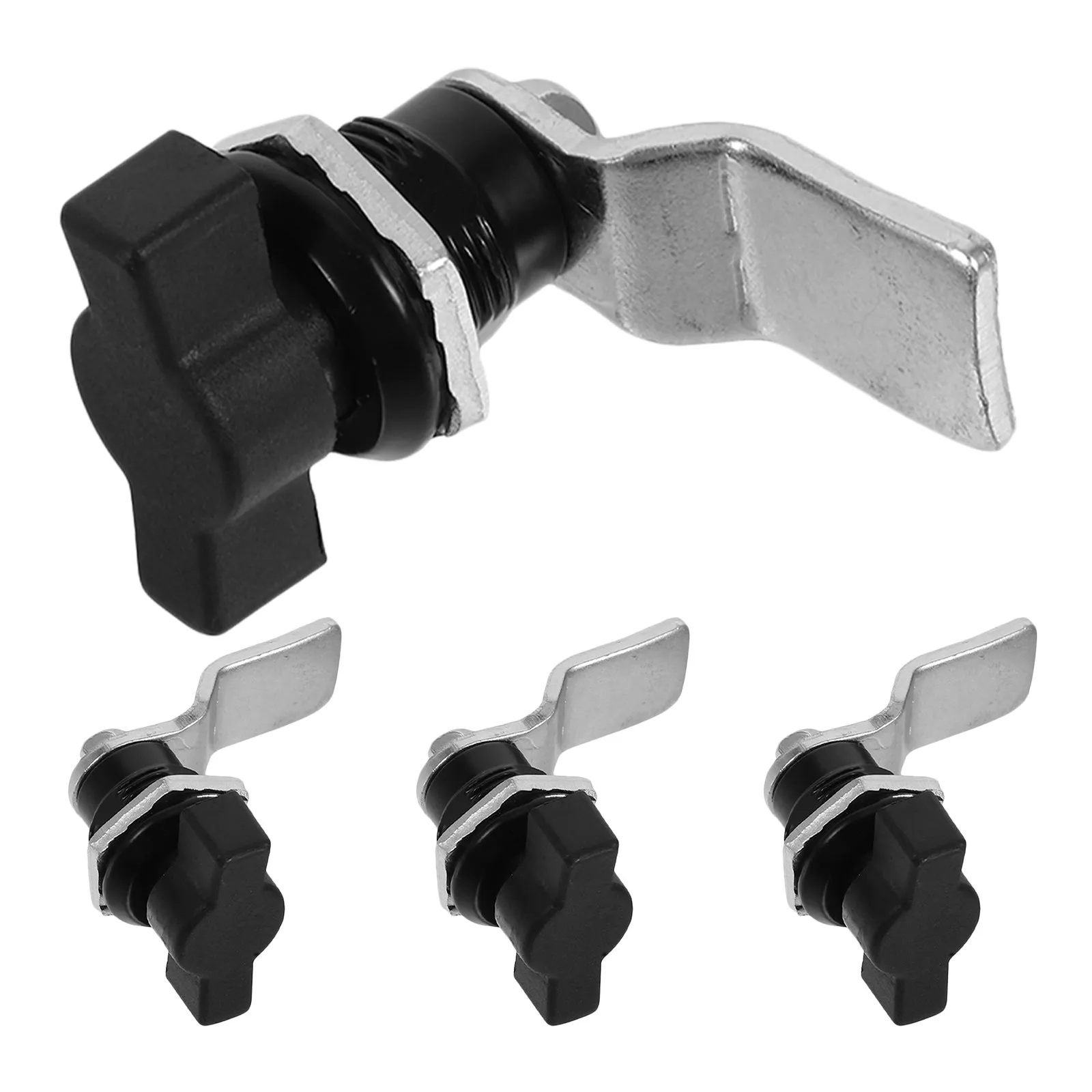 4Pcs T-Handle Locks Zinc Alloy Tool Box Cabinet Door Latch for Electrical Cabinets Metal Drawers Quick Installation view 6