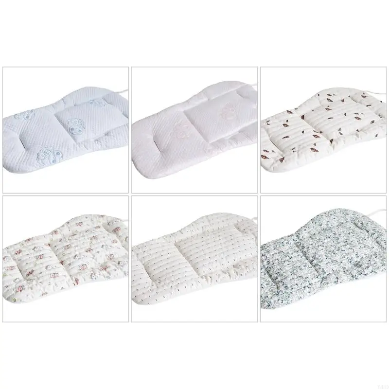 

Y88D Pram Cart Cushion Mat Breathable Fabric Strollers Pad Enhancing Comfort