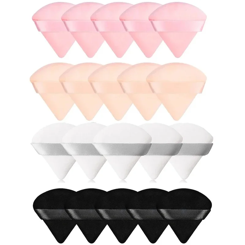 10PCS Esponjas de Maquillaje Triangulares, Esponja de Maquillaje Triangular para Polvo, Mezclador de Maquillaje, Esponja de Dedo, Accesorios de Maquillaje, Cosméticos PF03