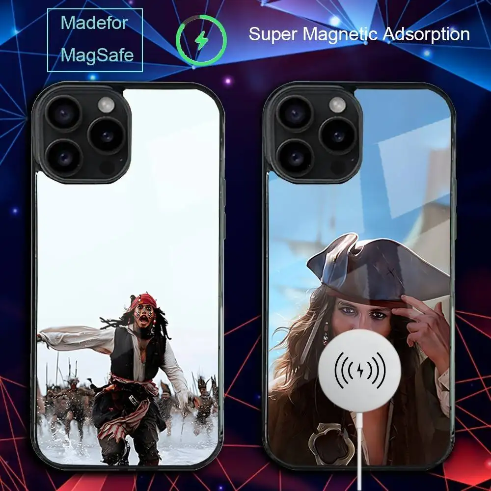 

J-Johnny Actor D-Depp Phone Case For iPhone 17,16,15,14,13,12,11,Pro,Max,Plus,Mini,SE4,E Magnetic Magsafe Wireless Charging