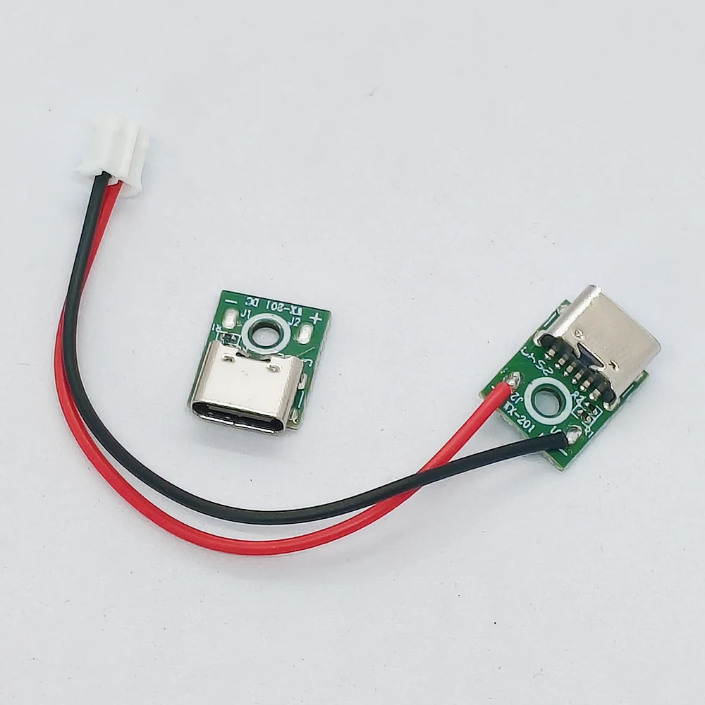 10 Stück Mini Micro TYPEC Anschlusskabel DIY Kabelverbinder Buchse Ladeanschluss Adapter Leiterplatte mit PD-Unterstützung – Detail 3