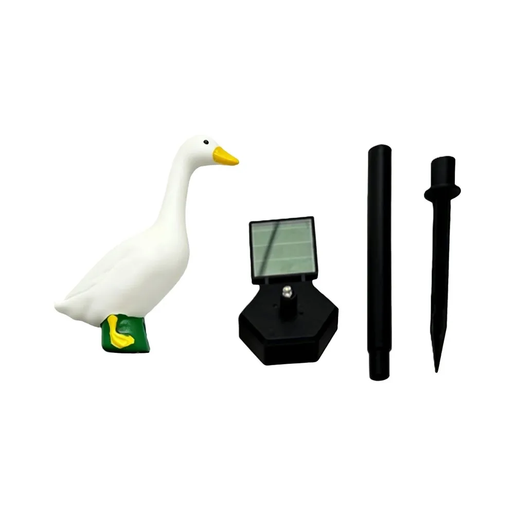 for Solar Powered Bird Solar Goose Lamp Automatic Night Lighting Weather Resistant Material Energy Efficient Solution