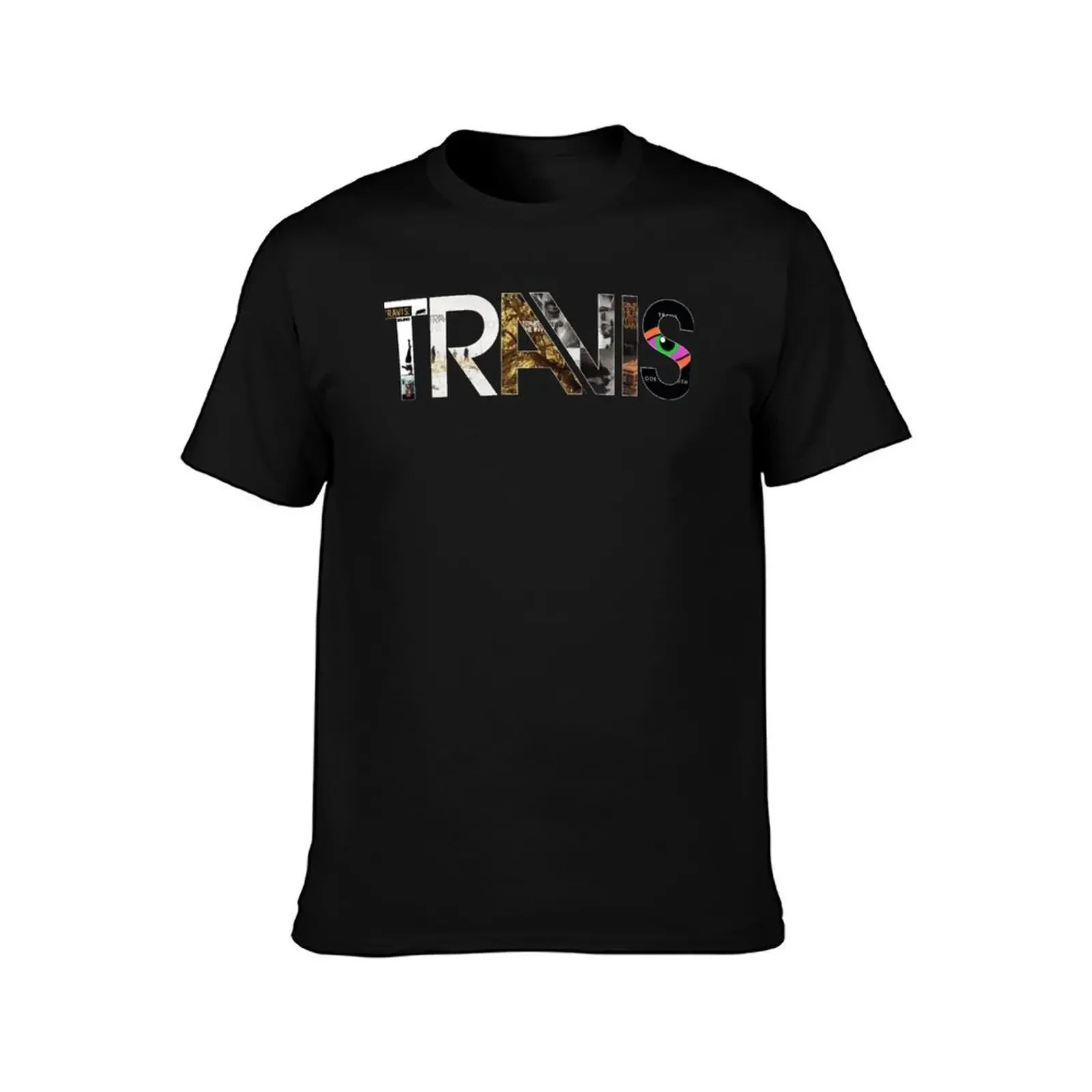 Travis - Albums Logo T-Shirt oversized quick-drying boys animal print mens fashion