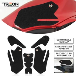 For DUCATI PANIGALE V2 899 959 1199 1299 Motorcycle Non-slip Side Fuel Tank Stickers PVC Pad Protector Decal